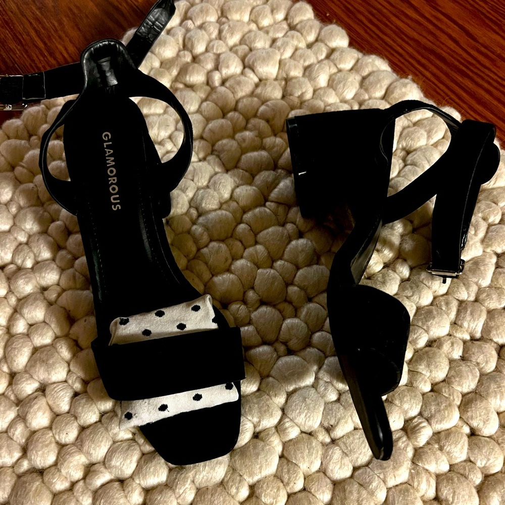Glamorous strap block heel size 6 Women’s